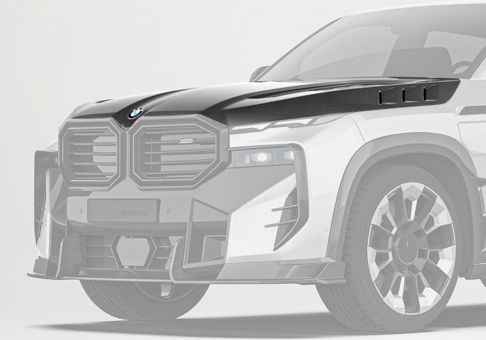 BMW XM G09 Carbon Fibre Bonnet - lightweight performance upgrade with gloss finish