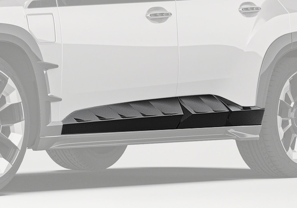 BMW XM G09 Carbon Fibre Lower Door Moldings - streamlined side profile styling upgrade