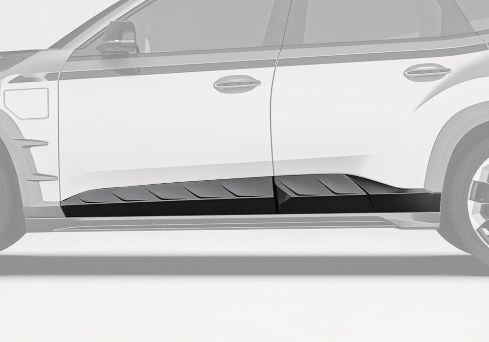 BMW XM G09 Carbon Fibre Lower Door Moldings - streamlined side profile styling upgrade
