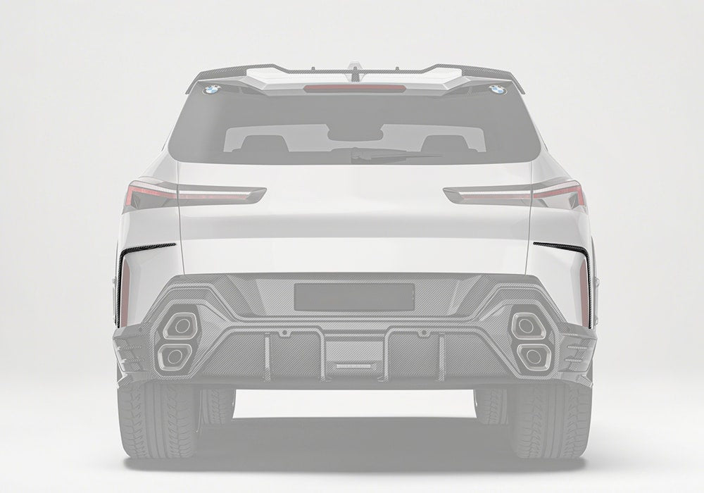 BMW XM G09 Carbon Fibre Rear Canards - aerodynamic styling upgrade