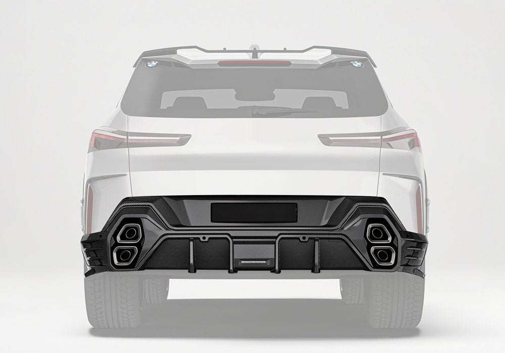 BMW XM G09 Carbon Fibre Rear Diffuser - aggressive aerodynamic styling upgrade