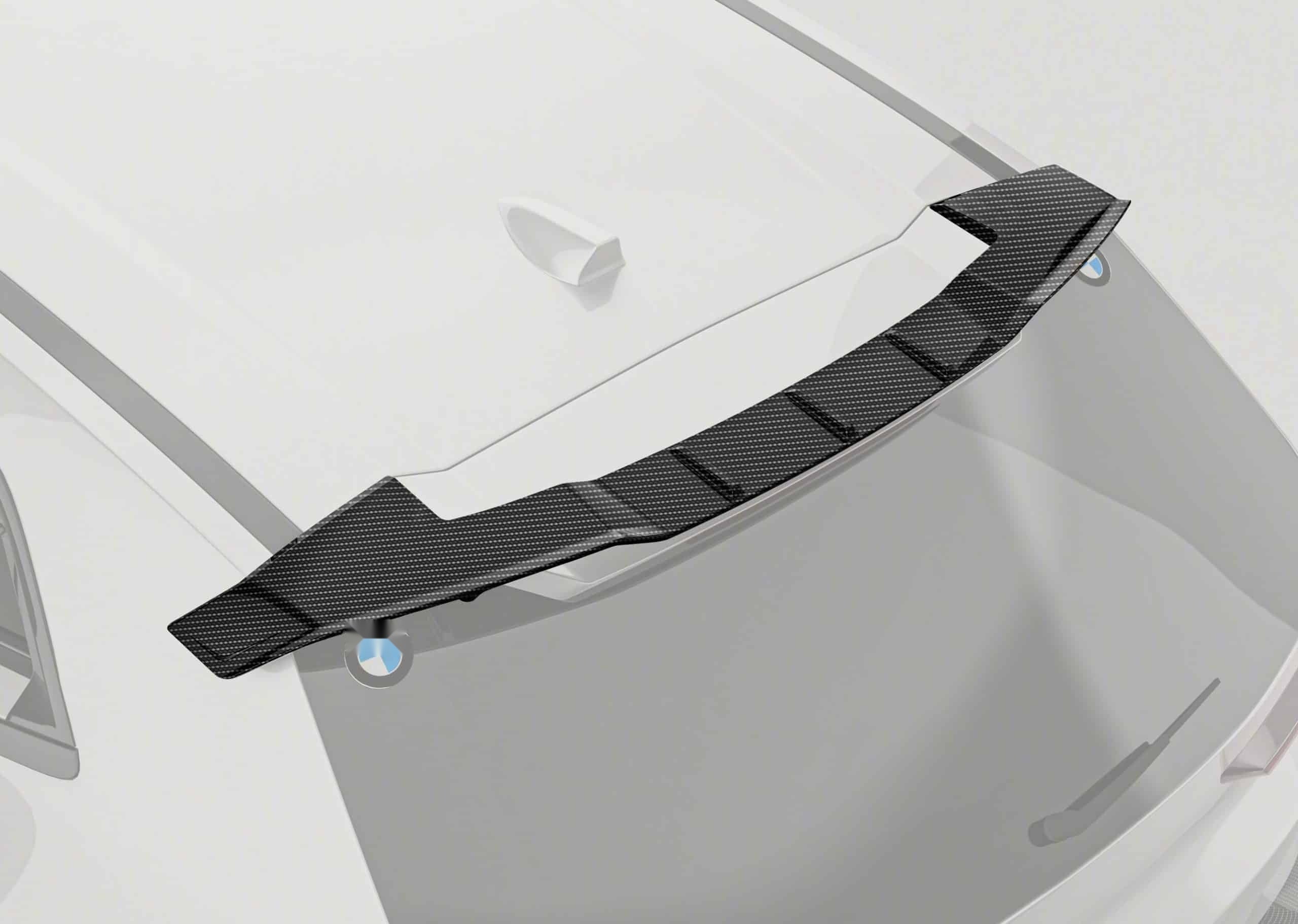 BMW XM G09 Carbon Fibre Rear Spoiler - aerodynamic SUV roofline upgrade