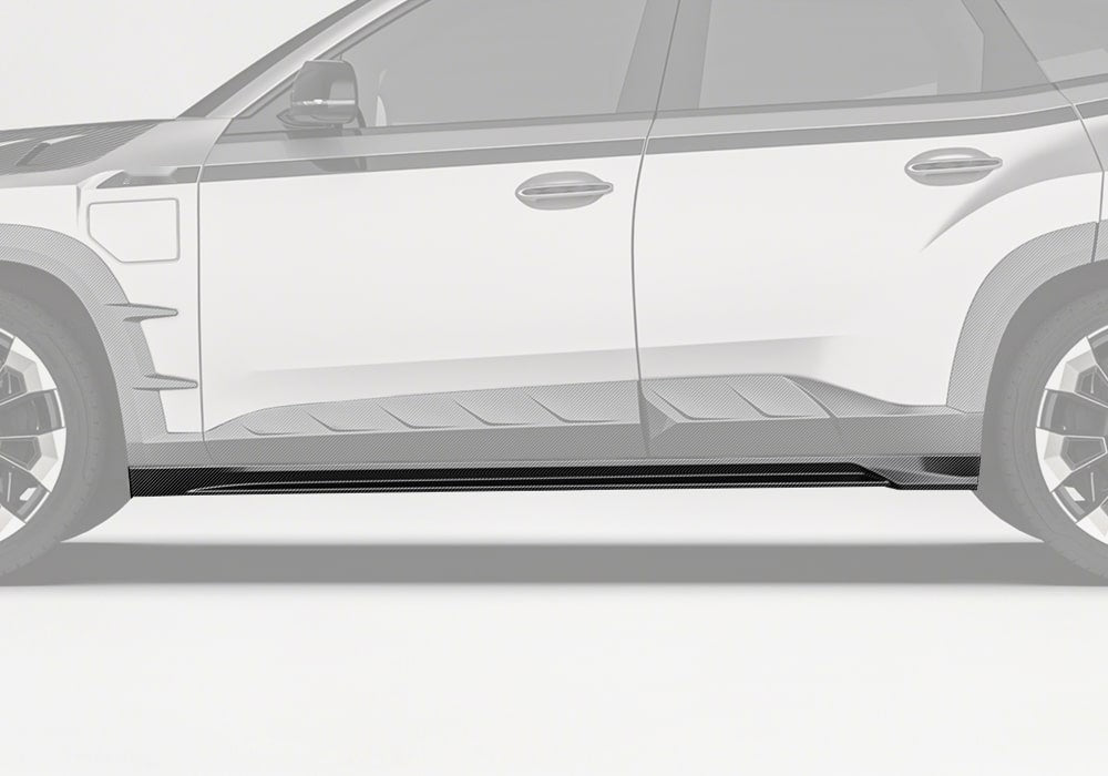 BMW XM G09 Carbon Fibre Side Skirts - aggressive styling and aerodynamic performance upgrade