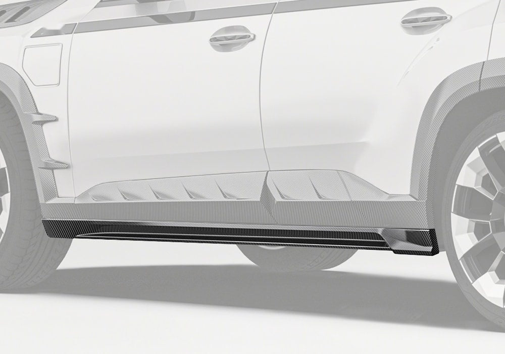 BMW XM G09 Carbon Fibre Side Skirts - aggressive styling and aerodynamic performance upgrade