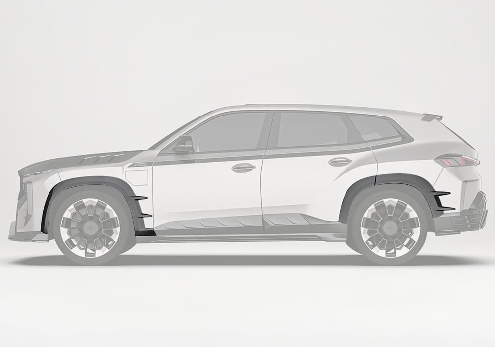BMW XM G09 Carbon Fibre Wheel Arches - aggressive styling upgrade for luxury SUV