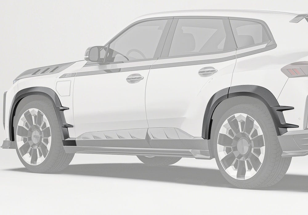 BMW XM G09 Carbon Fibre Wheel Arches - aggressive styling upgrade for luxury SUV