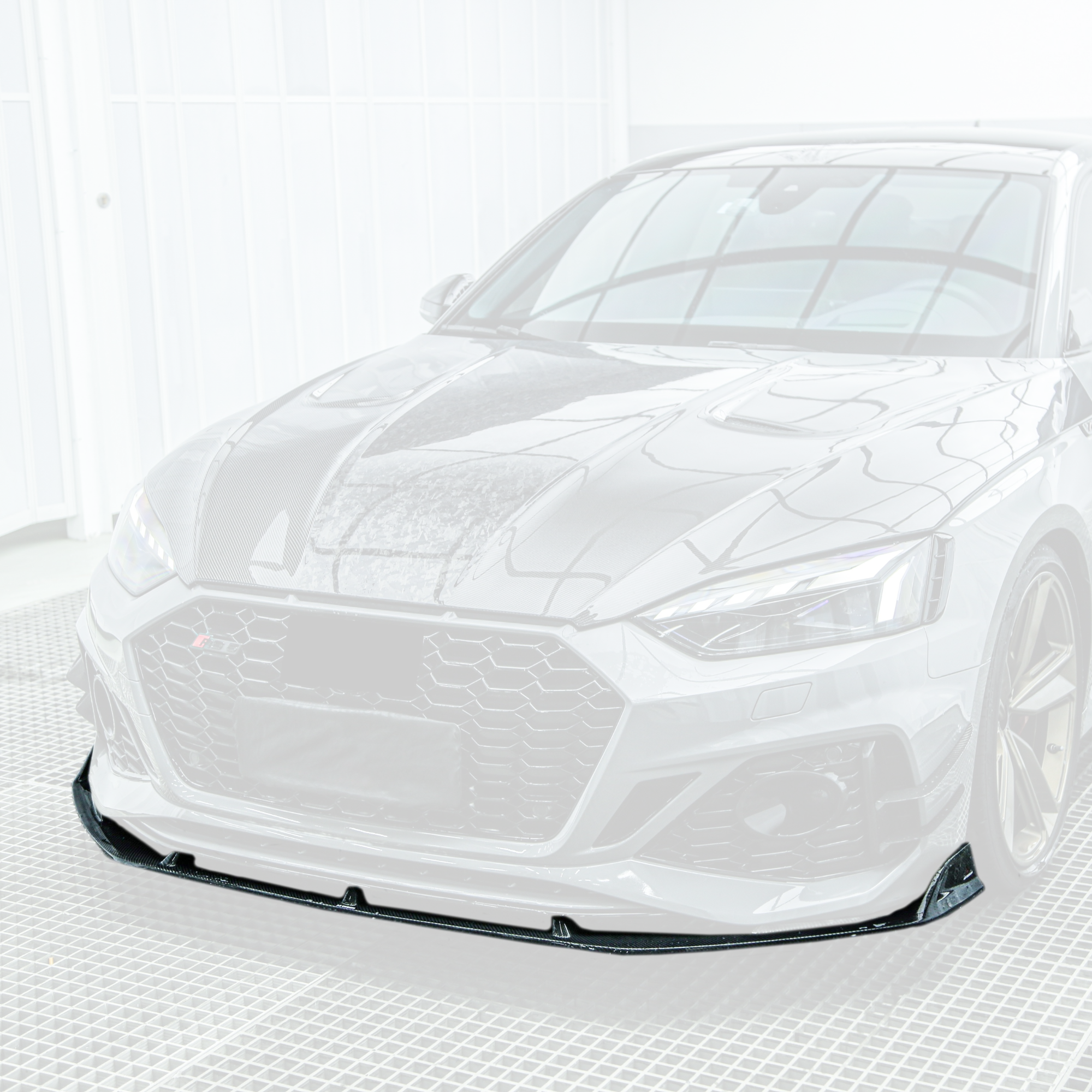 Audi RS5 B9.5 Carbon Fibre Front Splitter image 0