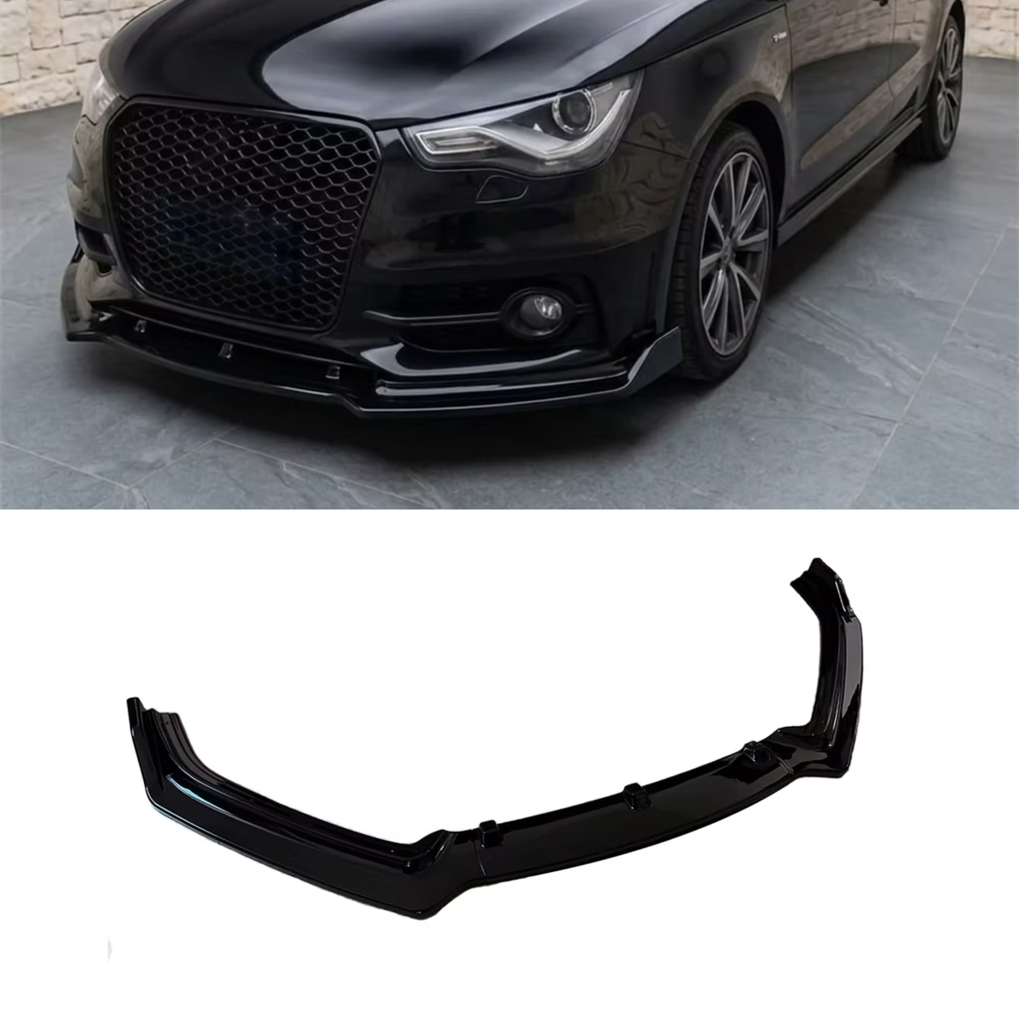 Audi A1 8X 3-Piece Front Splitter image 0