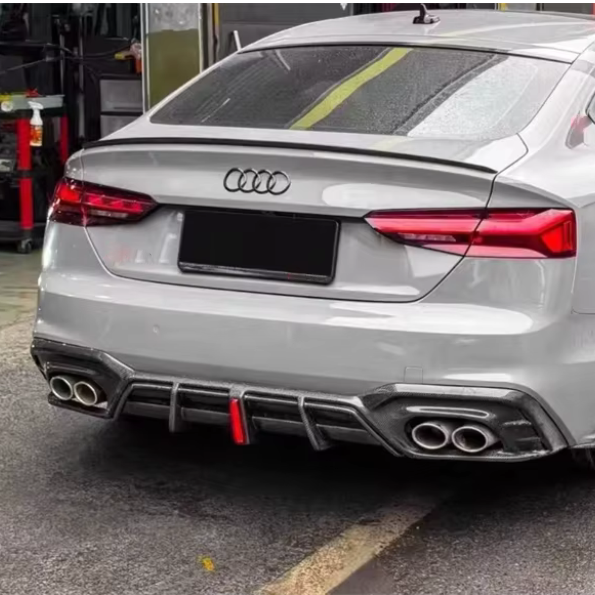 Audi S5 B9.5 Carbon Fibre Rear Diffuser image 2