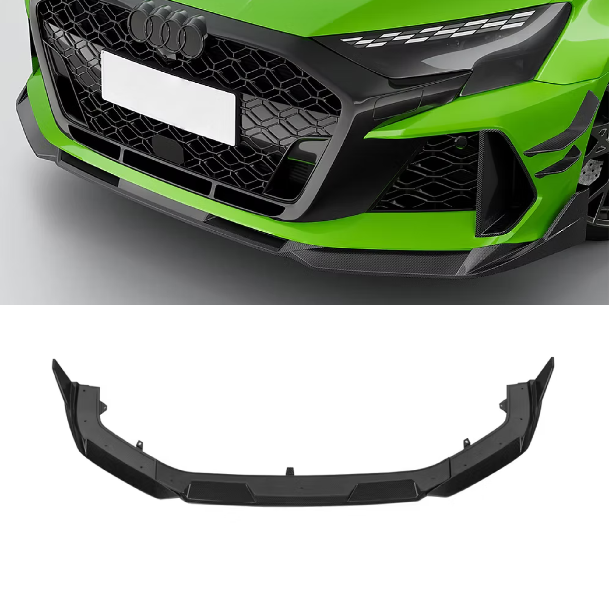 Audi RS3 8Y.5 Carbon Fibre Front Splitter V2 image 0