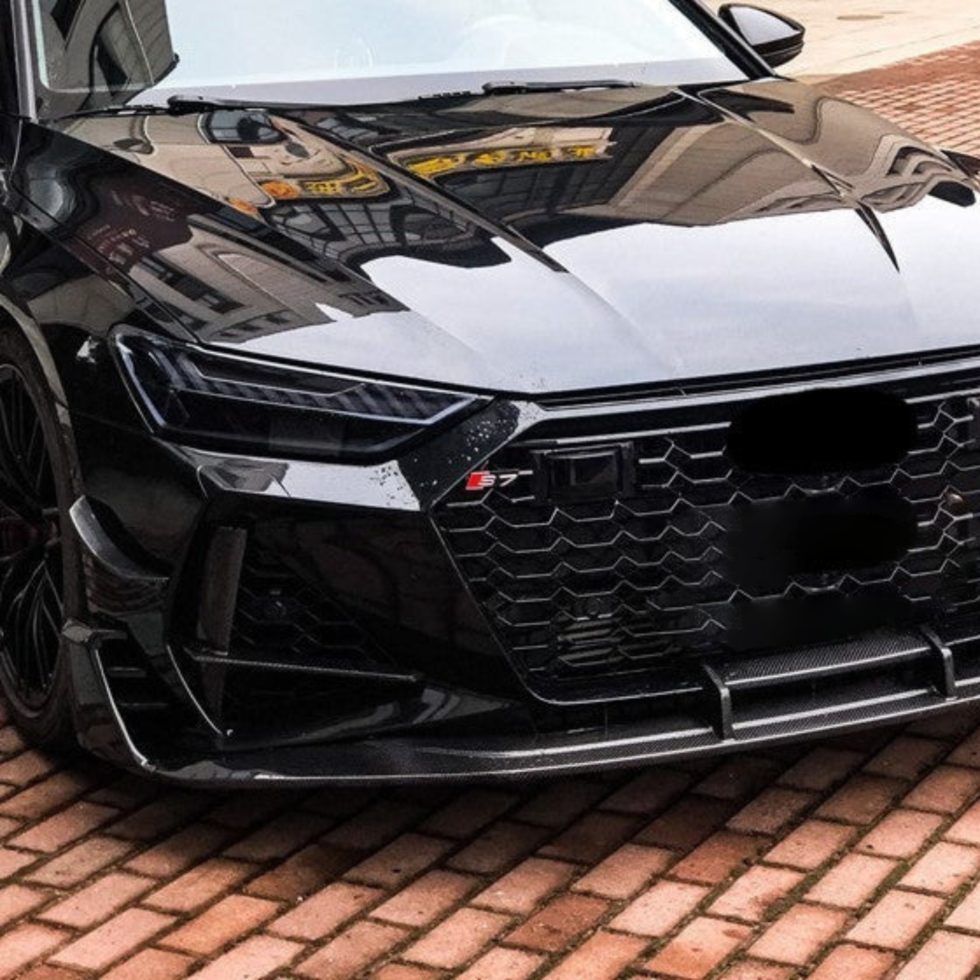 Audi RS6/RS7 C8 Carbon Fiber Front Splitter Lip V3 image 4