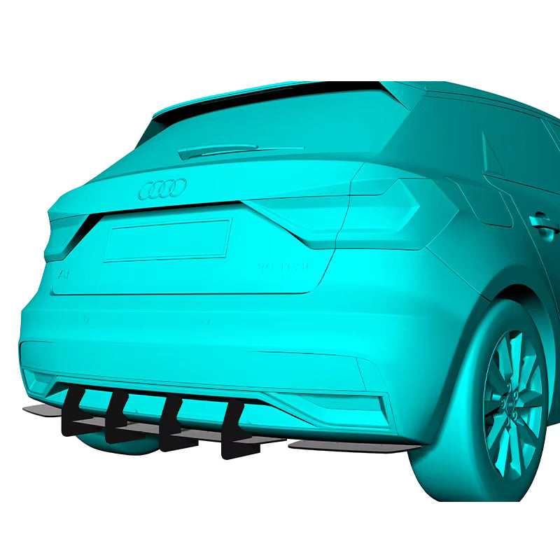 Audi A1 S-Line Rear Diffuser Kit (20-30 TFSI) image 1