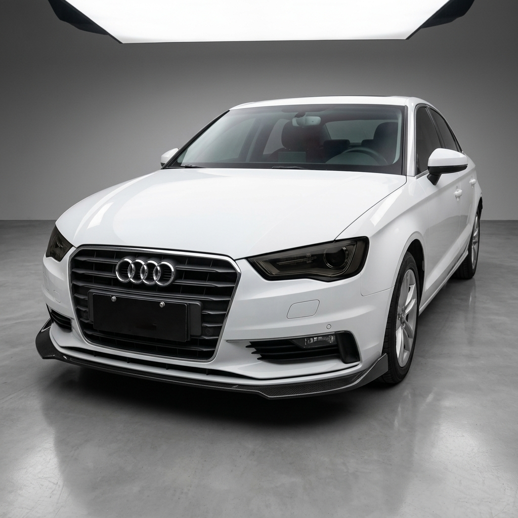 Audi A3 Sedan 8V Splitter Anteriore in Fibra di Carbonio