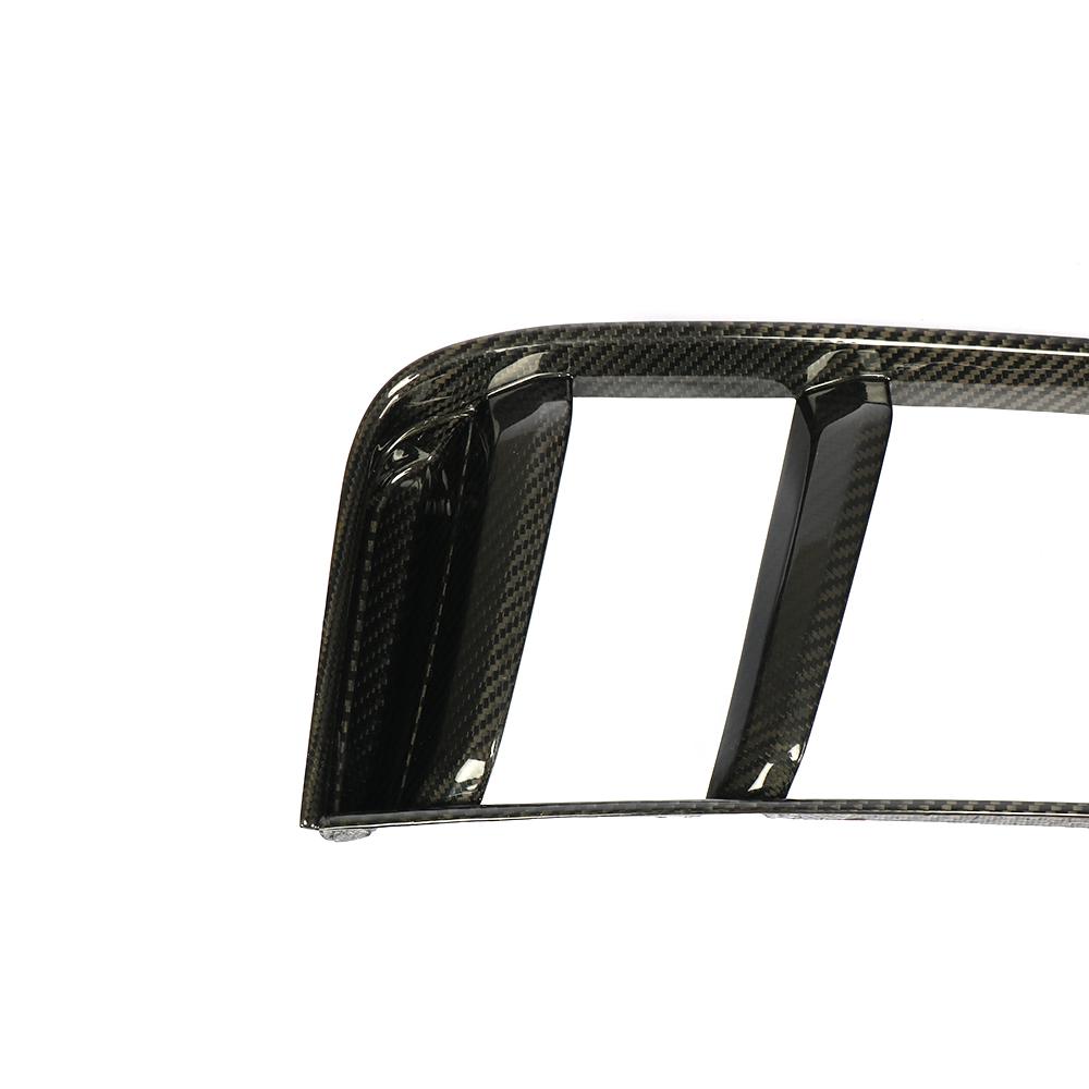 Audi R8 4S Carbon Fiber Rear Bumper Vent Covers image 1