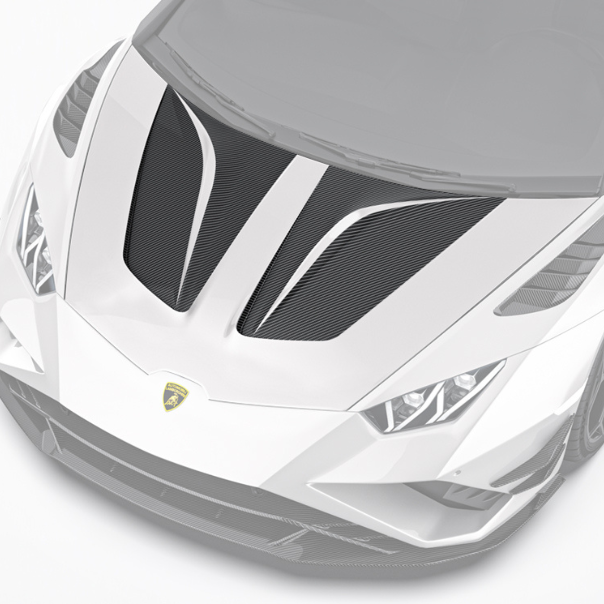 Lamborghini Huracan Evo Carbon Fiber Front Bonnet Hood V1 image 0