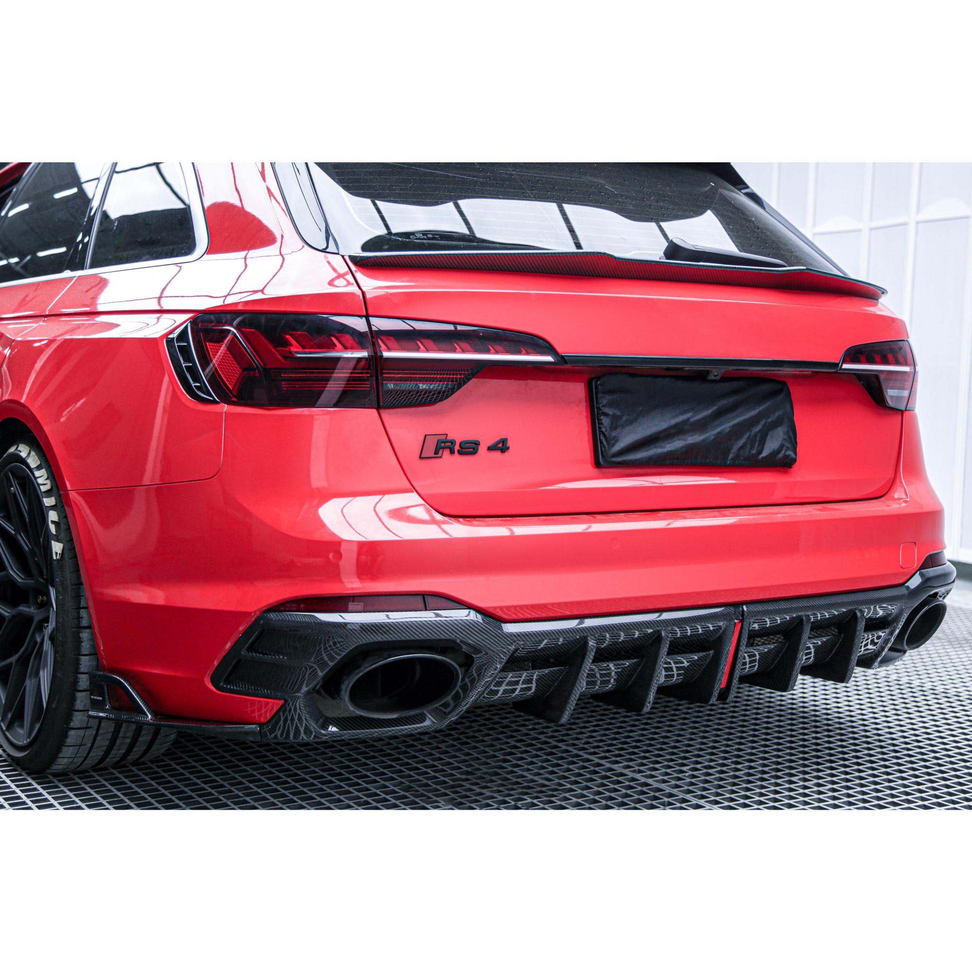 Audi RS4 B9.5 Carbon Fibre Rear Diffuser image 4