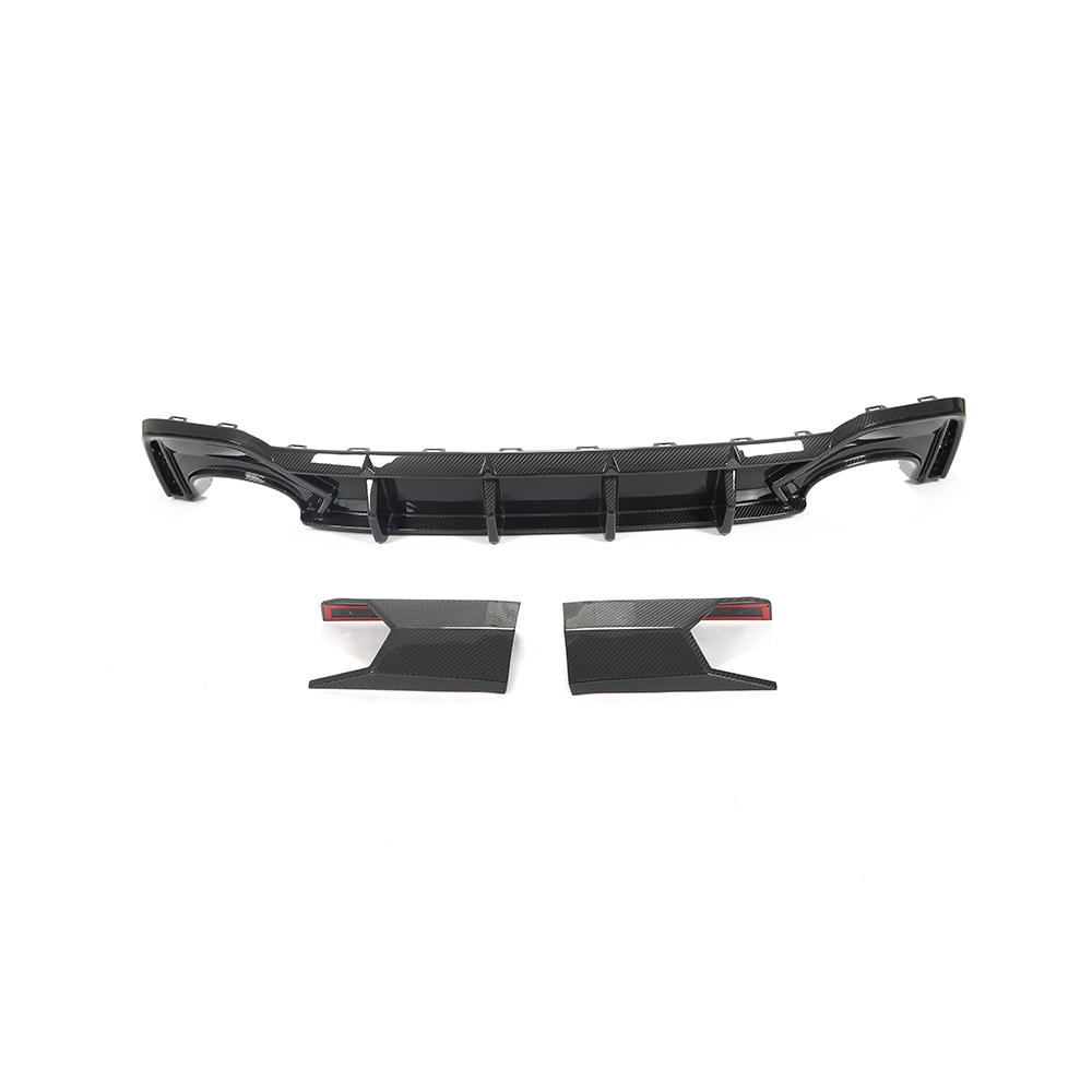 Audi RS6/RS7 C8 Carbon Fiber Rear Bumper Diffuser Lip Splitter image 9
