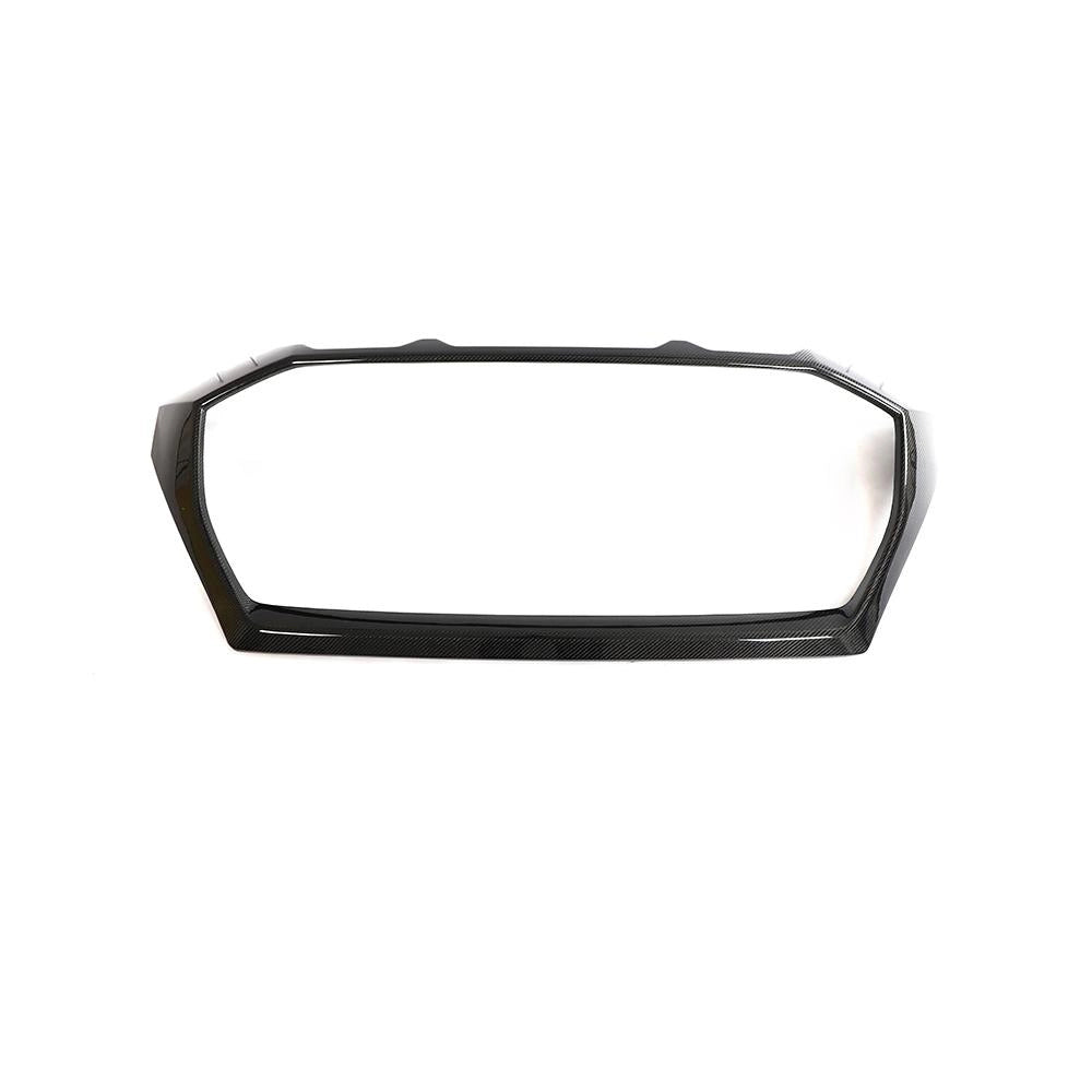 Audi RSQ8 4M Carbon Fiber Front Bumper Grill Cover Trims​​​​​​​ image 0