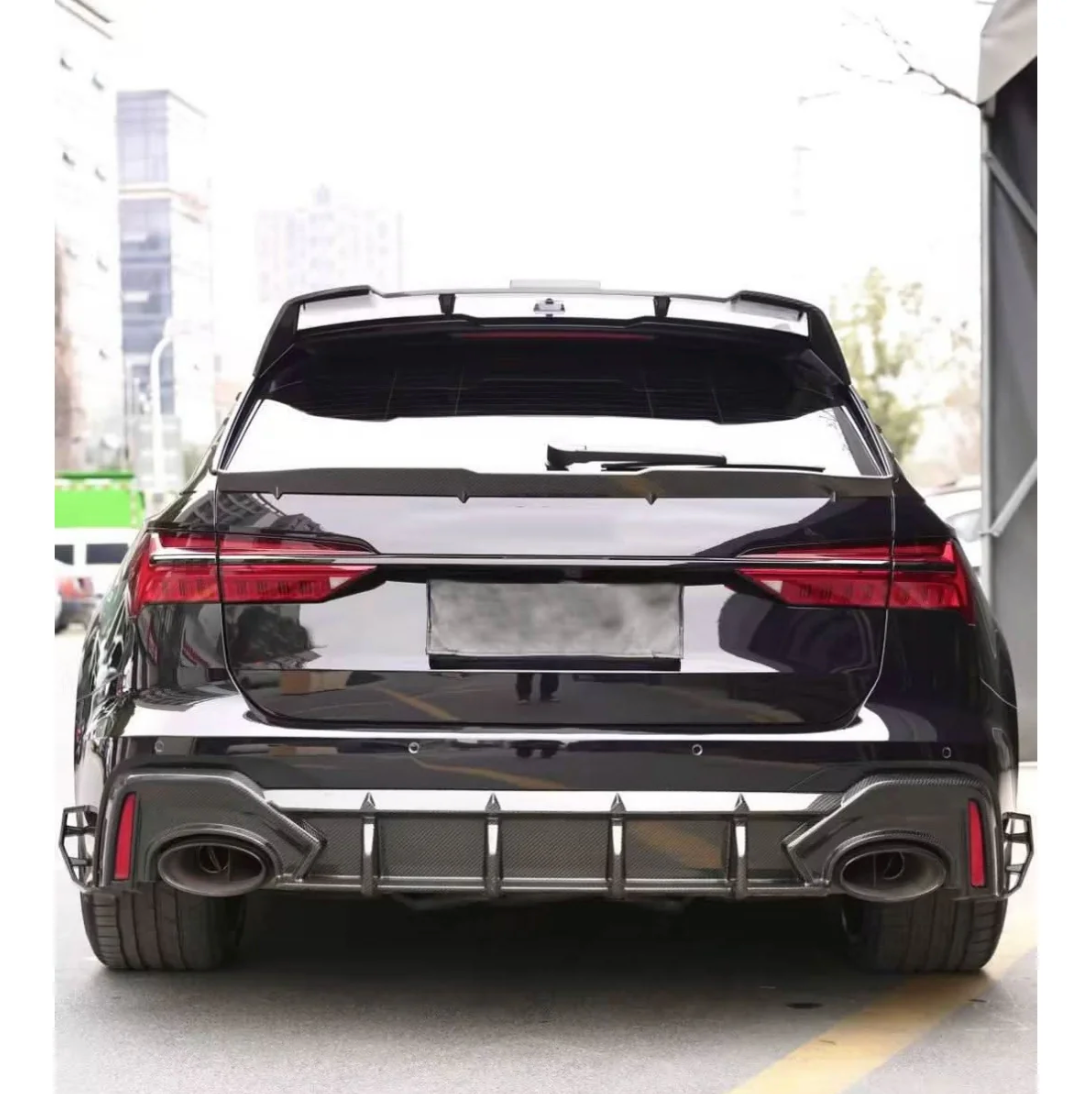 Audi A6/S6/RS6 C8 Carbon Fiber Rear Wing Spoiler image 1