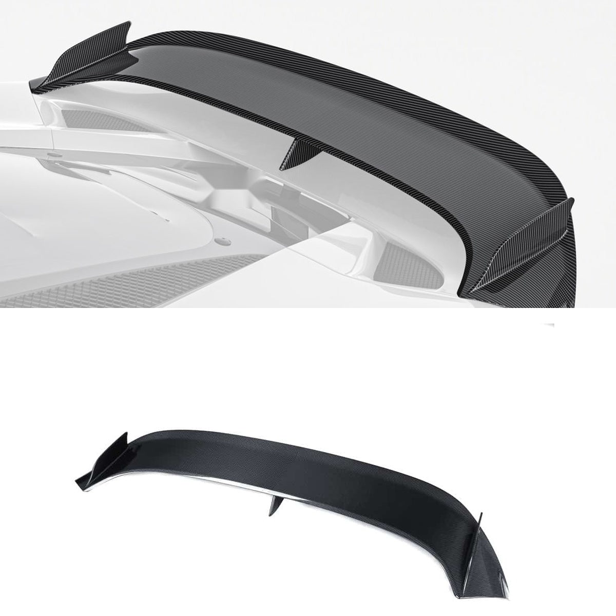 Ferrari F8 Tributo Carbon Fibre Rear Spoiler - lightweight track-inspired aero upgrade