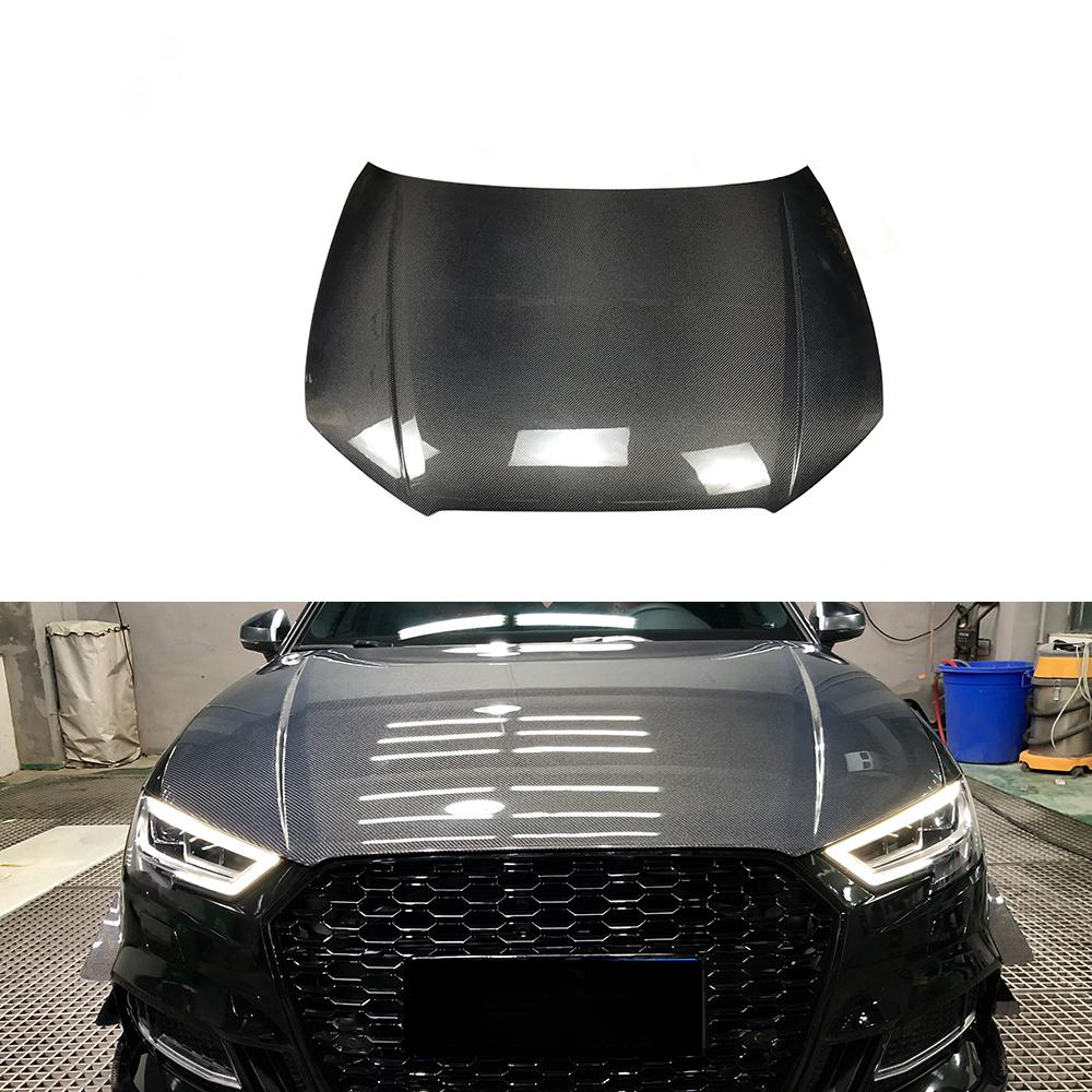 Audi A3/S3 8V e 8V.5 Cofano Motore in Fibra di Carbonio