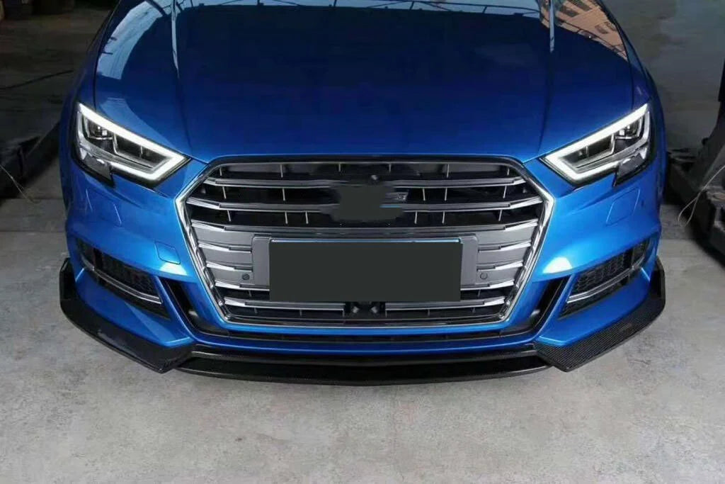 Audi A3 S-Line/S3 8V.5 Splitter Anteriore in Carbonio V3