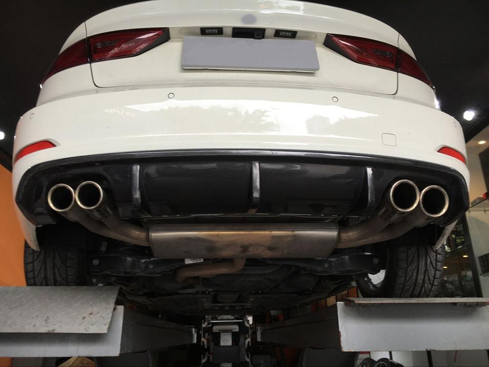 Audi A3 Sedan 8V Carbon Fiber Rear Diffuser