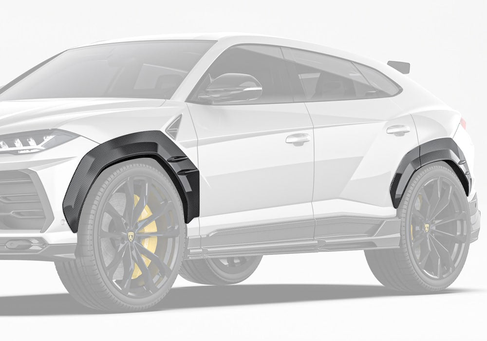 Lamborghini Urus Carbon Fibre Fender Flares - widebody styling upgrade