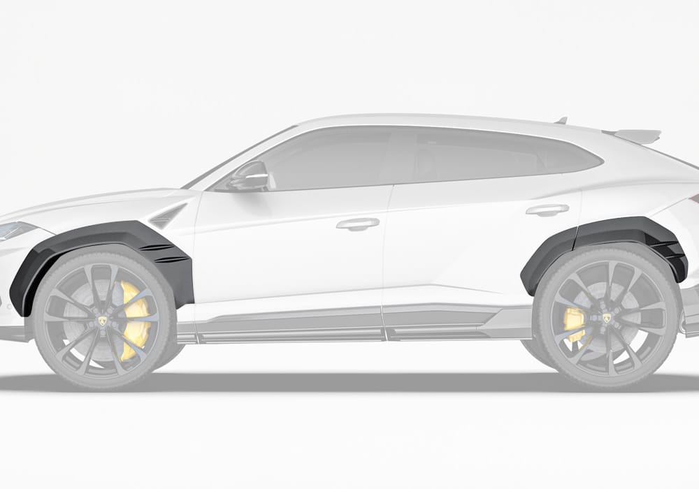 Lamborghini Urus Carbon Fibre Fender Flares - widebody styling upgrade