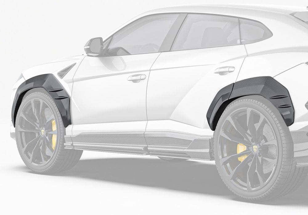 Lamborghini Urus Carbon Fibre Fender Flares - widebody styling upgrade