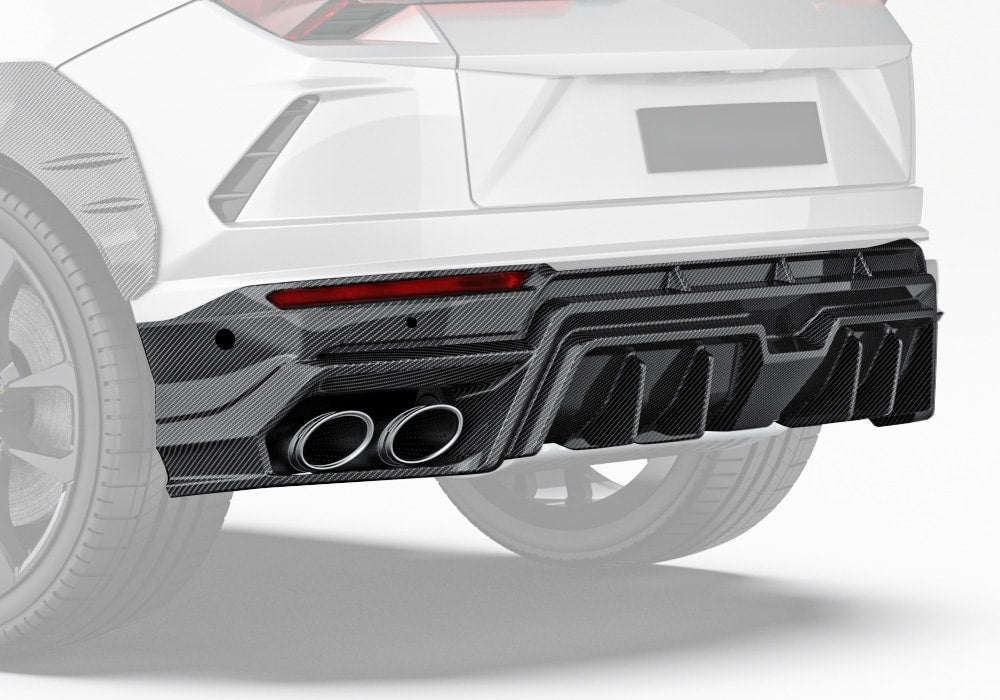 Lamborghini Urus Carbon Fibre Rear Diffuser - aerodynamic styling upgrade