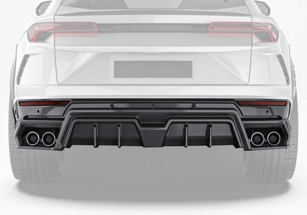 Lamborghini Urus Carbon Fibre Rear Diffuser - aerodynamic styling upgrade