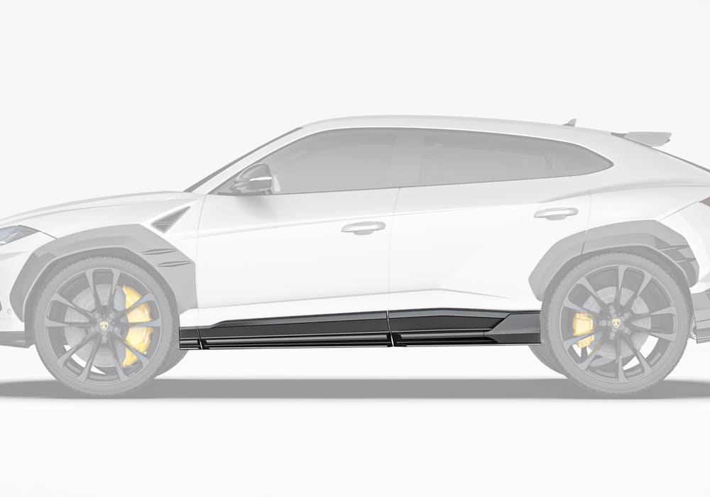 Lamborghini Urus Carbon Fibre Side Skirts - aerodynamic styling upgrade with OEM fitment