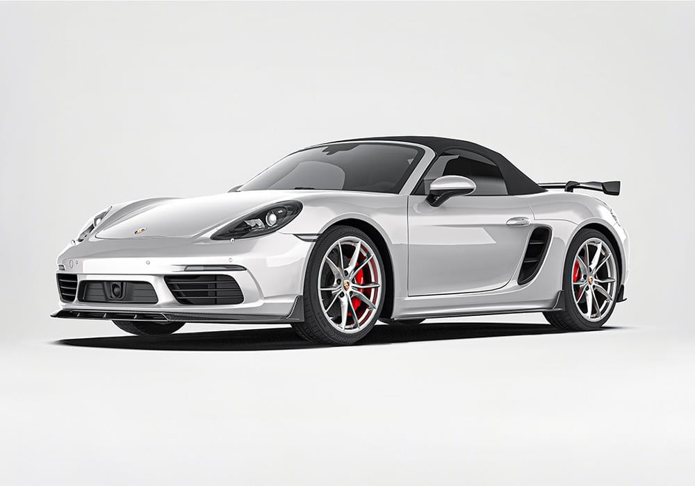 Porsche 718 Boxster Cayman 982c Carbon Fibre Aero Kit - full body track styling upgrade