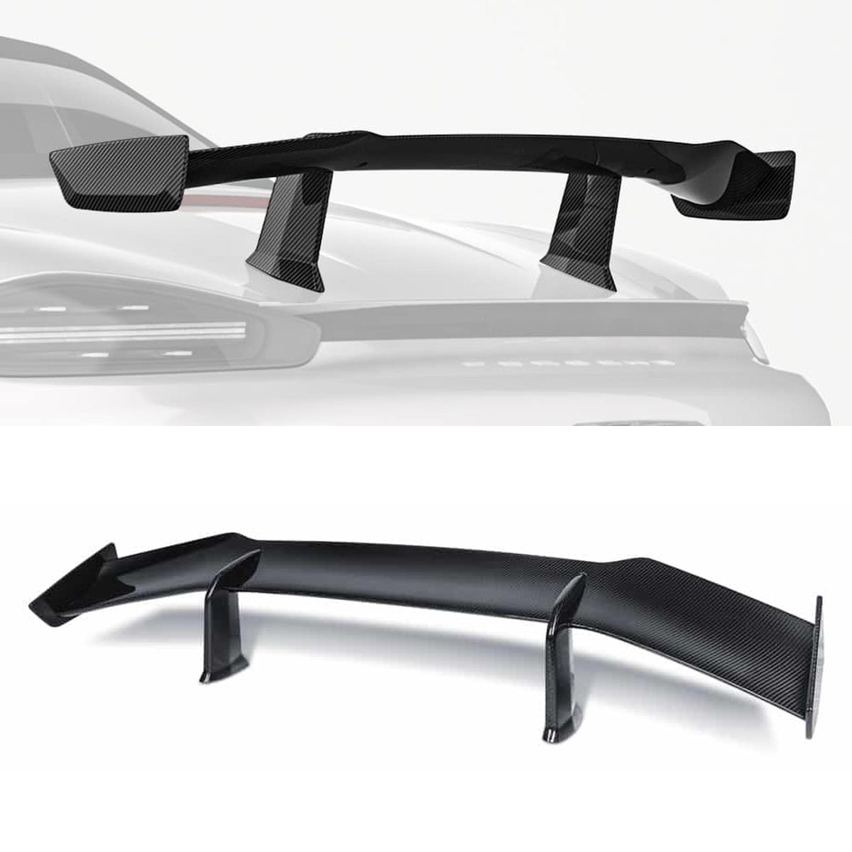 Porsche 718 982c Carbon Fibre Rear Spoiler - lightweight track-inspired aerodynamic upgrade