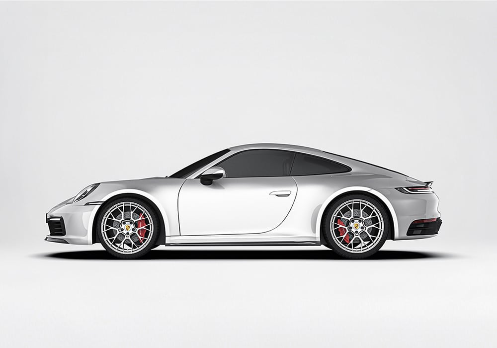Porsche 911 992.1 Carbon Fibre Full Aero Kit - front lip, side skirts, diffuser and spoiler
