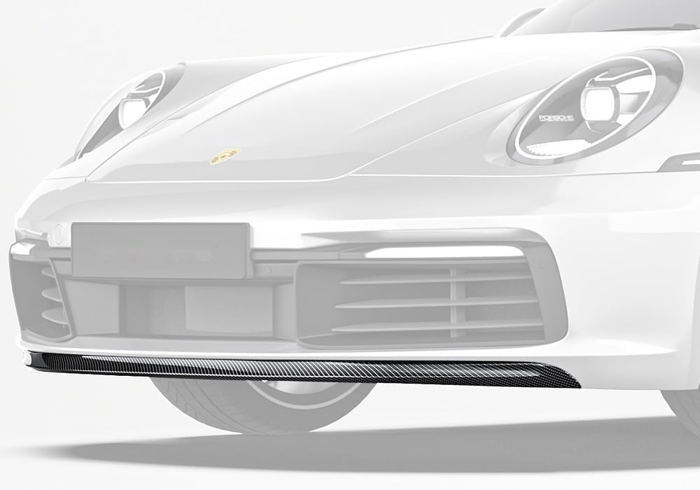 Porsche 911 992.1 Carbon Fibre Front Lip - aerodynamic track-inspired upgrade