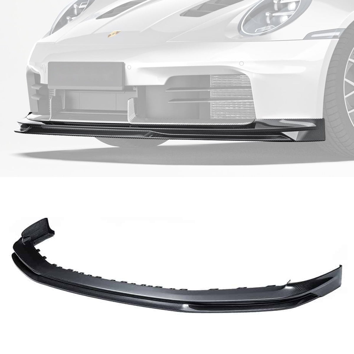 Porsche 911 992.2 Carbon Fibre Front Lip - aerodynamic precision upgrade