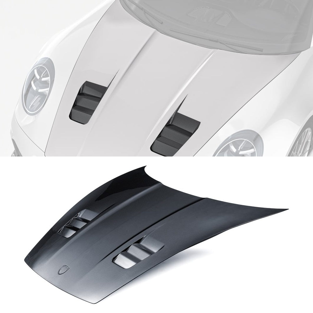 Porsche 911 992.2 Carbon Fibre Bonnet - lightweight performance upgrade with OEM fitment