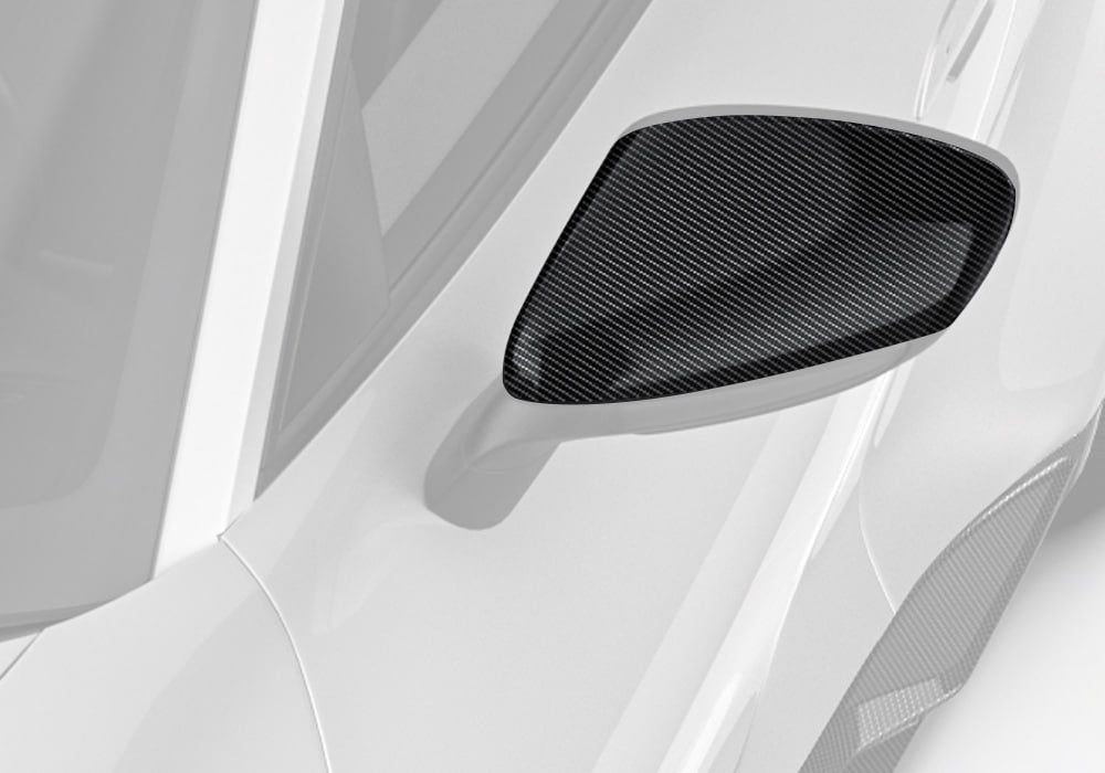 Porsche 911 992.2 Carbon Fibre Mirror Covers - lightweight gloss finish upgrade
