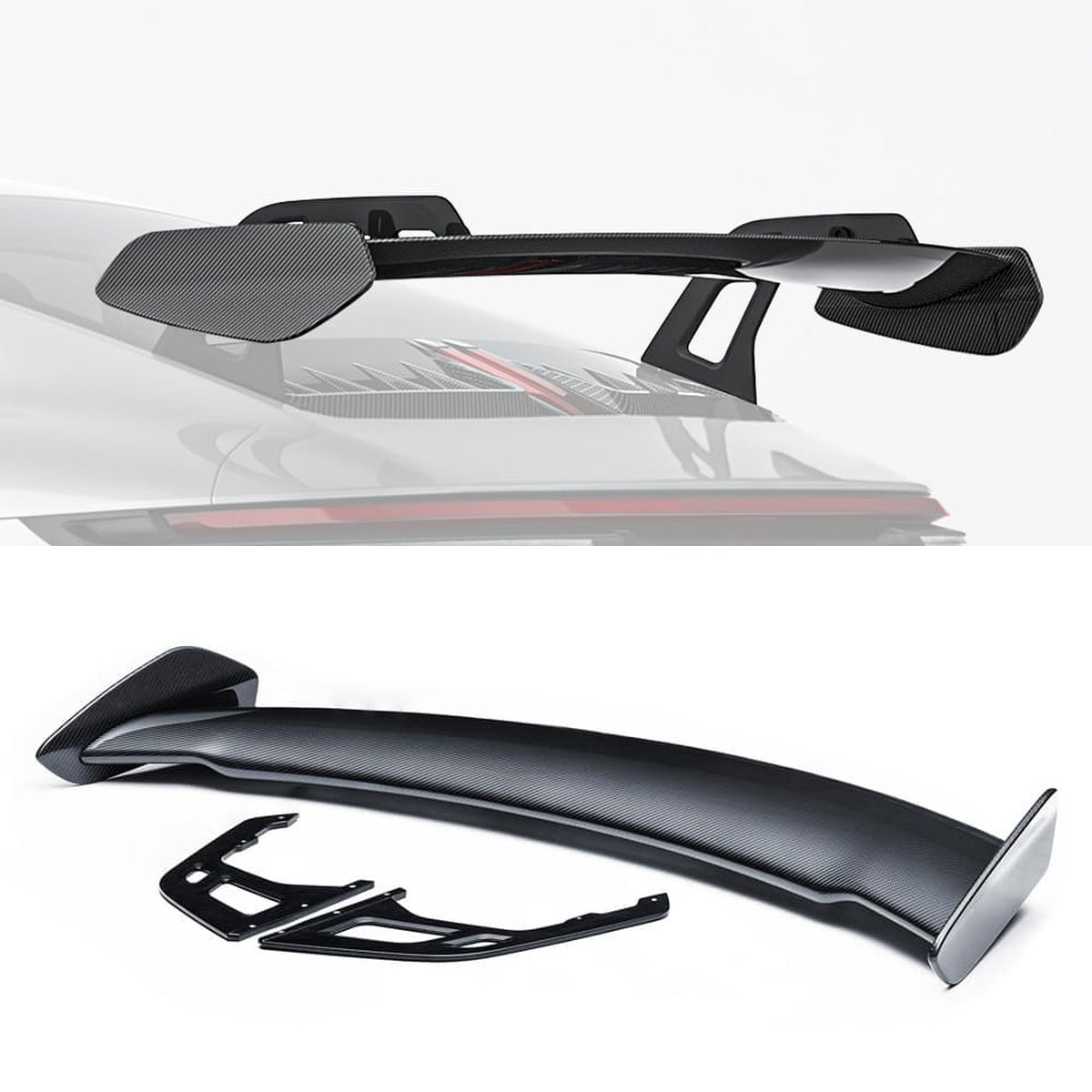 Porsche 911 992.2 Carbon Fibre Rear Wing - lightweight downforce aero upgrade