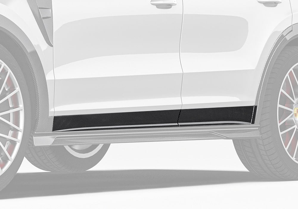 Porsche Cayenne 9YA/9YB Carbon Fibre Lower Door Moulding - OEM fitment side trim upgrade