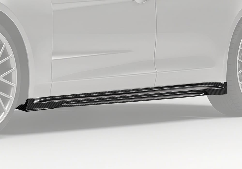 Porsche Panamera 971.2 Carbon Fibre Side Skirts - aerodynamic OEM-fit styling upgrade
