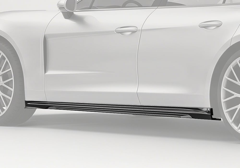 Porsche Panamera 971.2 Carbon Fibre Side Skirts - aerodynamic OEM-fit styling upgrade