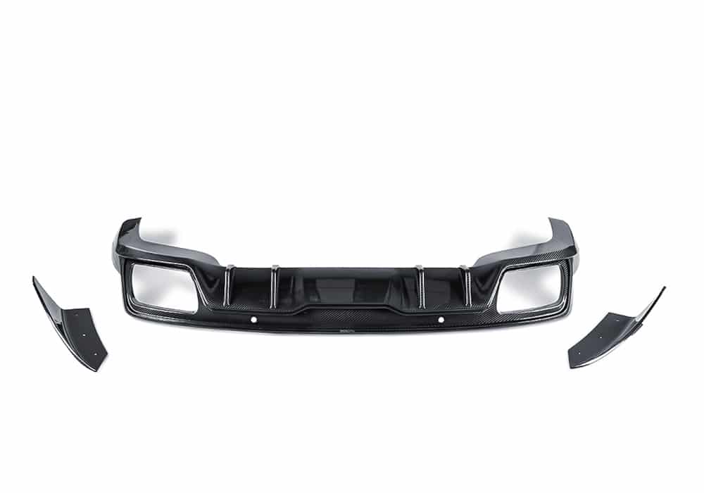 Porsche Panamera 971 Carbon Fibre Rear Diffuser - aggressive aerodynamic styling upgrade