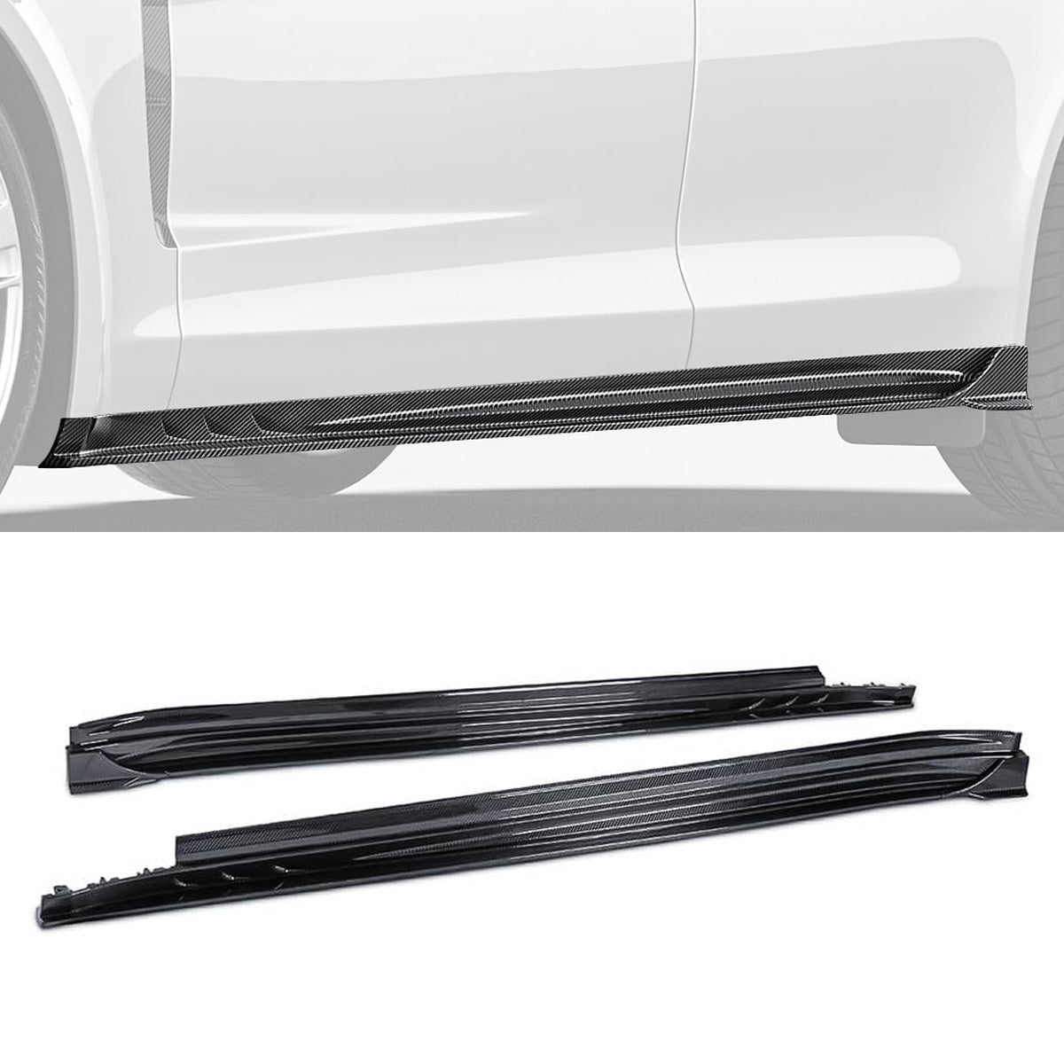Porsche Panamera 971 Carbon Fibre Side Skirts - race-inspired aerodynamic styling upgrade