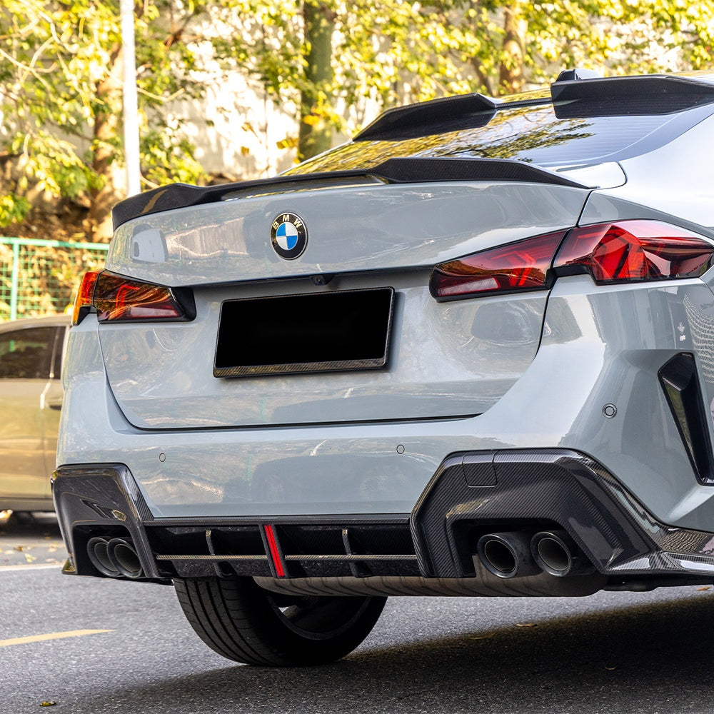 BMW 2 Series F74 Carbon Fibre Rear Diffuser with integrated brake light - prepreg motorsport upgrade
