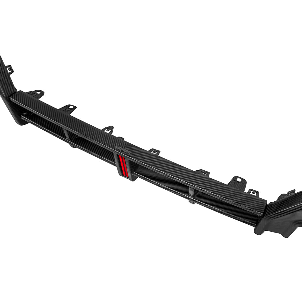 BMW 2 Series F74 Carbon Fibre Rear Diffuser with integrated brake light - prepreg motorsport upgrade