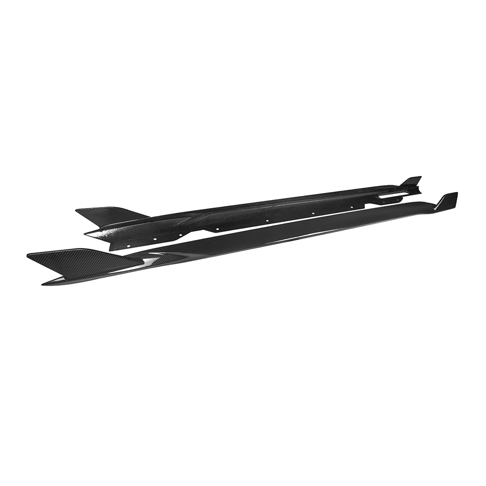 BMW 4 Series G22 Prepreg Carbon Fibre Side Skirts - precision 3D-scanned OEM fitment upgrade