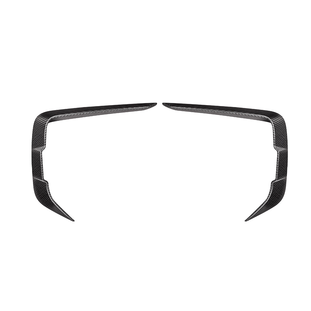 BMW 8 Series G14 Prepreg Carbon Fibre Front Bumper Insert - aggressive gloss finish upgrade